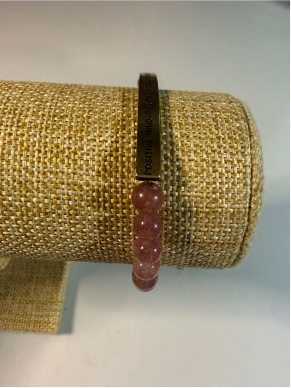 Pre-Loved Curated Bracelet Stack with Natural Stones and Inspirational Elements - Picture 6 of 7